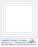 2 x 2 square 3 bleed template