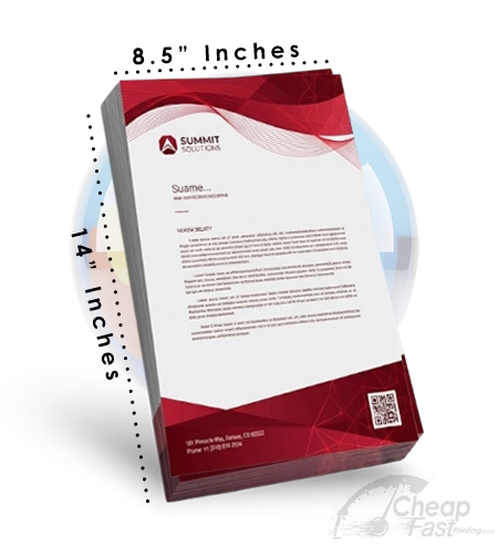 CheapFAST letterhead mounted on a guideline for a digital proof