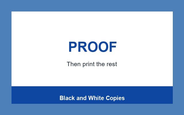 Black and White Copies Design Studio Proof
