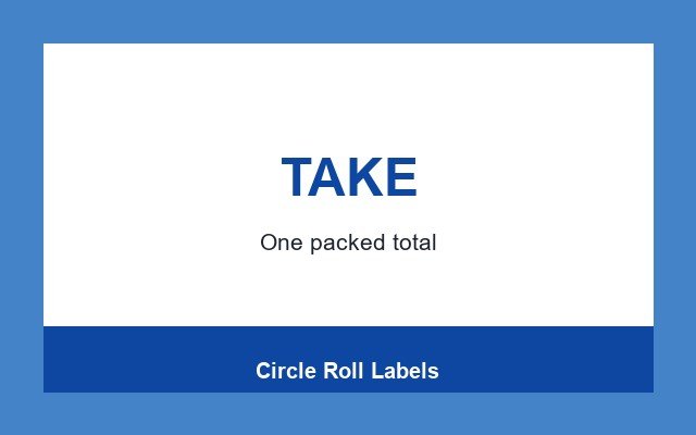 Circle Roll Labels Design Studio Giveaway
