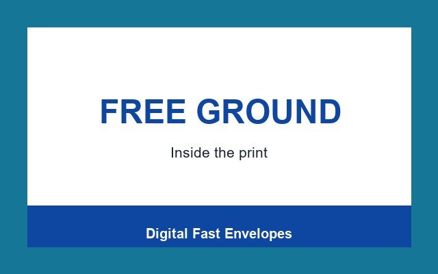 Digital Fast Envelopes Design Studio Footer band