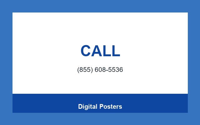 Digital Posters Design Studio Phone bar