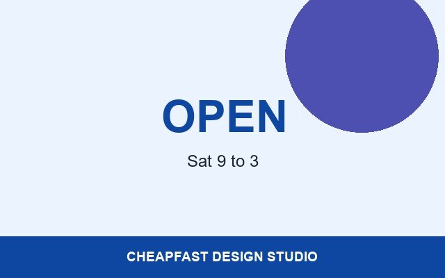 EDDM Postcards Design Studio Hours pill