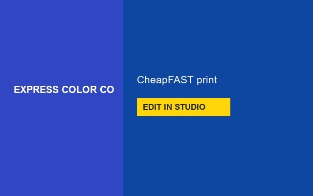 Express Color Copies Design Studio Set cover