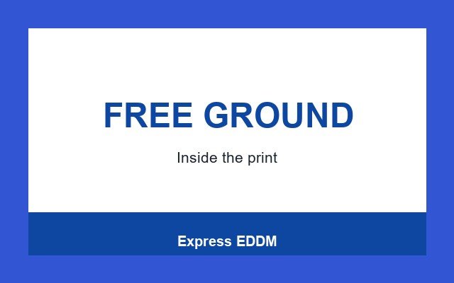 Express EDDM Design Studio Footer band
