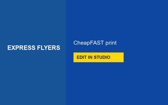 Express Flyers Design Studio Sale shout