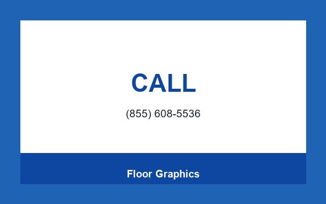 Floor Graphics Design Studio Phone bar