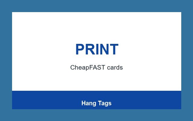 Hang Tags Design Studio Bottom rule