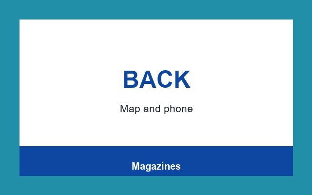 Magazines Design Studio Back panel