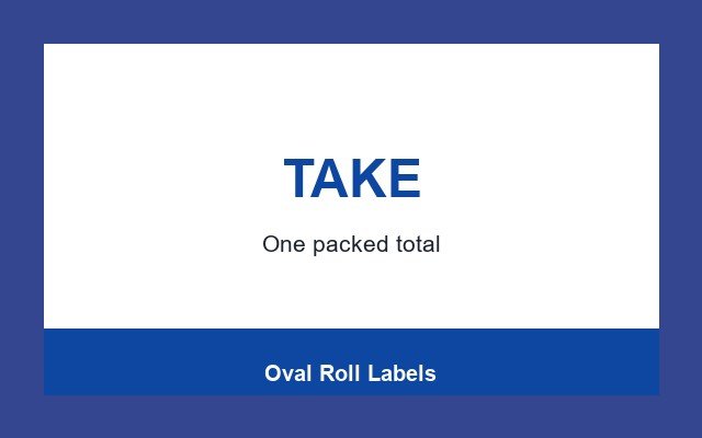 Oval Roll Labels Design Studio Giveaway