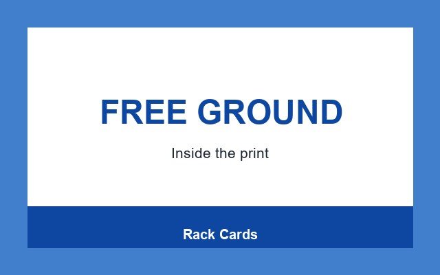 Rack Cards Design Studio Footer band