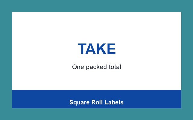 Square Roll Labels Design Studio Giveaway