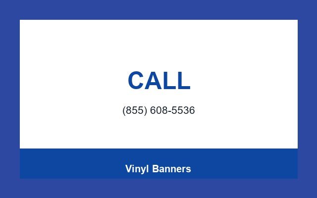 Vinyl Banners Design Studio Phone bar
