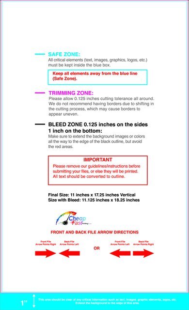 Retractablebanner 11inx17.25in V Front guideline preview