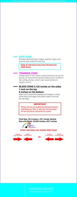 Retractablebanner 33.5inx78.7in V Front guideline preview