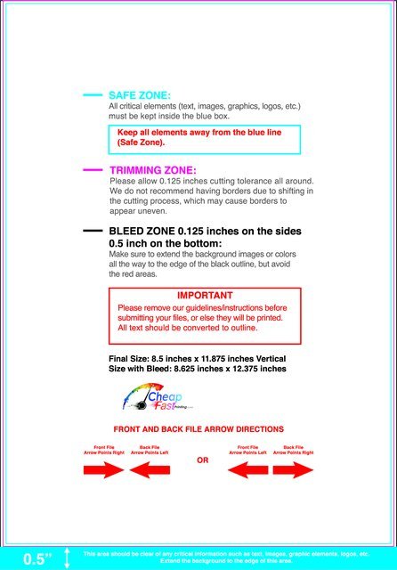 Retractablebanner 8.5inx11.875in V Front guideline preview