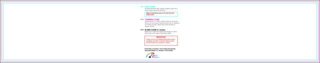 Bookmark 2inx10.5in H Front guideline preview