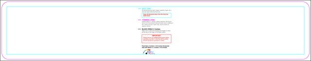 Bookmark 2inx10.5in H Round Front guideline preview