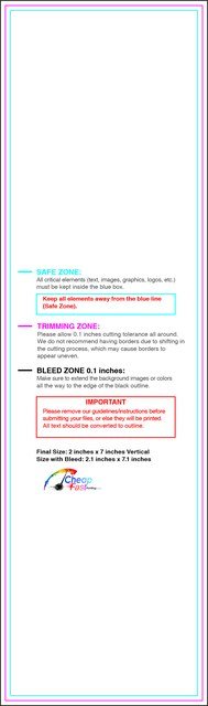 Bookmark 2inx7in V Front guideline preview