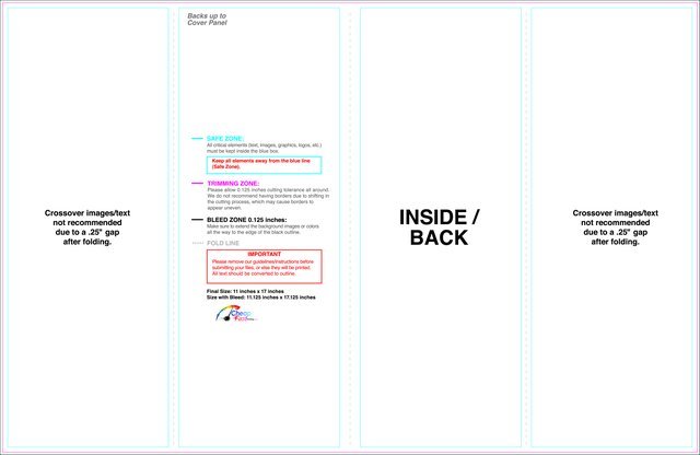 Brochure 11inx17in Closedgatefold Inside guideline preview