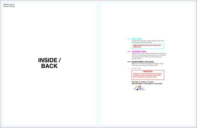 Brochure 11inx17in Halffold Inside guideline preview