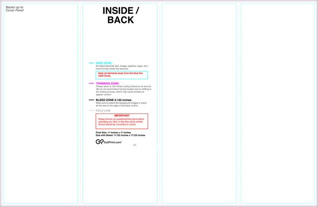 Brochure 11inx17in Parallelfold Front guideline preview