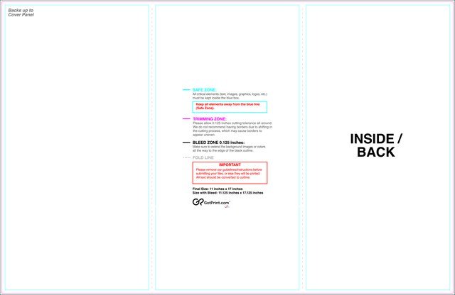 Brochure 11inx17in Zfold Front guideline preview