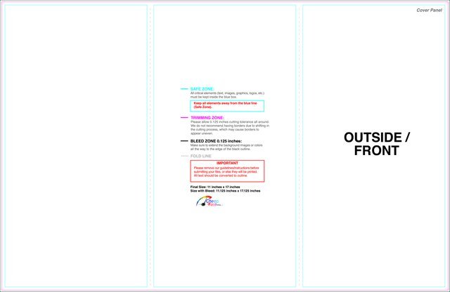 Brochure 11inx17in Zfold Outside guideline preview