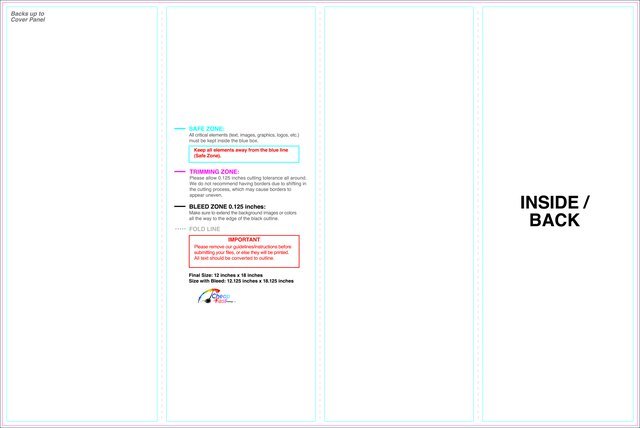 Brochure 12inx18in Accordion Inside guideline preview