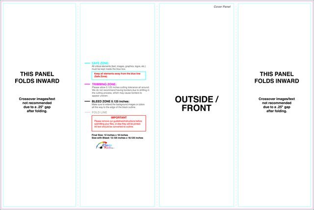 Brochure 12inx18in Closedgatefold Outside guideline preview