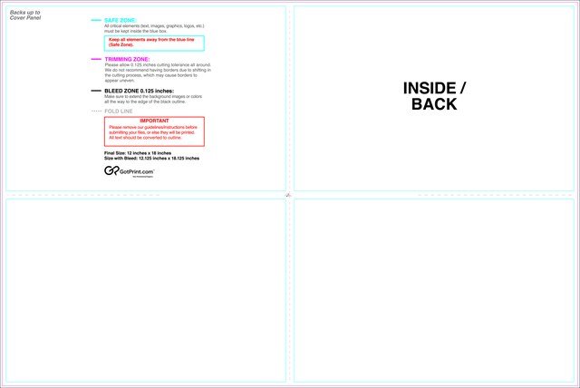 Brochure 12inx18in Halffold Then Half Front guideline preview