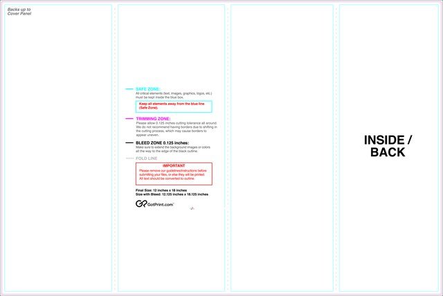 Brochure 12inx18in Rollfold Front guideline preview