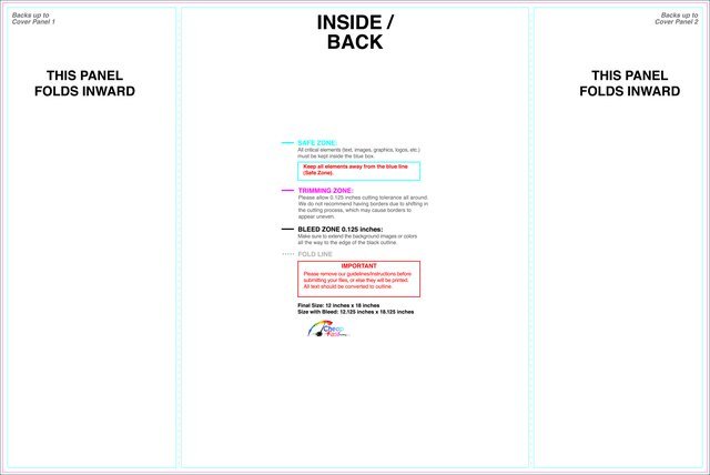 Brochure 12inx18in Singlegatefold Inside guideline preview