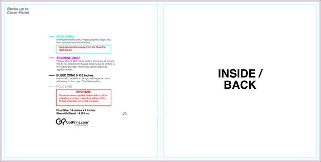 Brochure 7inx14in Halffold Front guideline preview