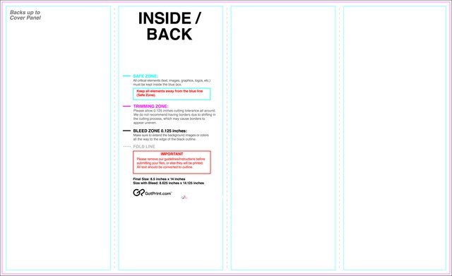 Brochure 8.5inx14in Parallelfold Front guideline preview
