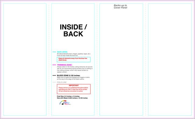 Brochure 8.5inx14in Reverse Parallelfold Inside guideline preview