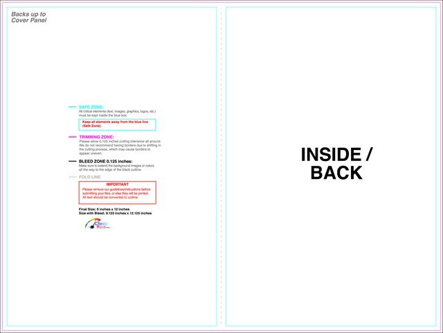 Brochure 9inx12in Halffold Inside guideline preview