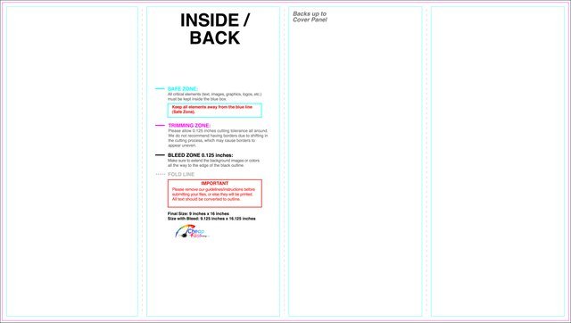 Brochure 9inx16in Reverse Parallelfold Inside guideline preview