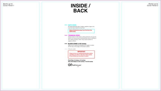 Brochure 9inx16in Singlegatefold Front guideline preview