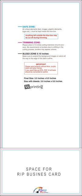 Rip Business Cards Postcard 3 5i.5in V guideline preview