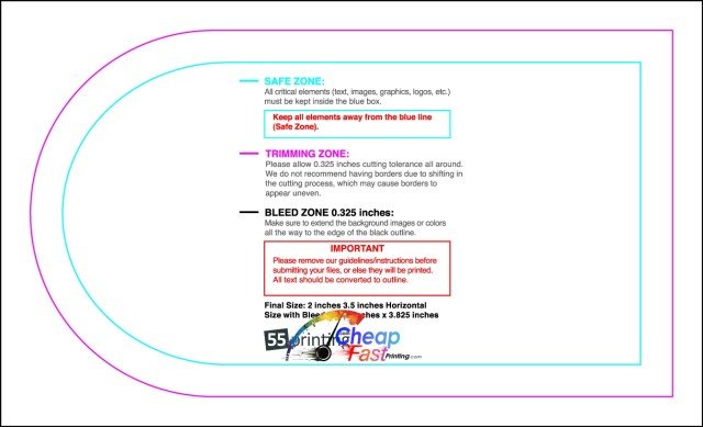 Specialty Shapes 2inx3.5in H Half Circle Back guideline preview