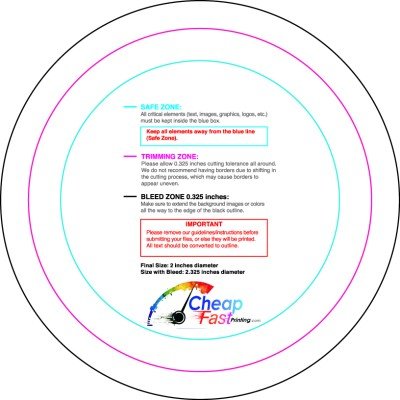 Template 2in Circle guideline preview