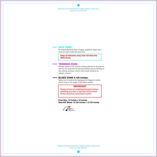 Calendar 12inx12in Front guideline preview