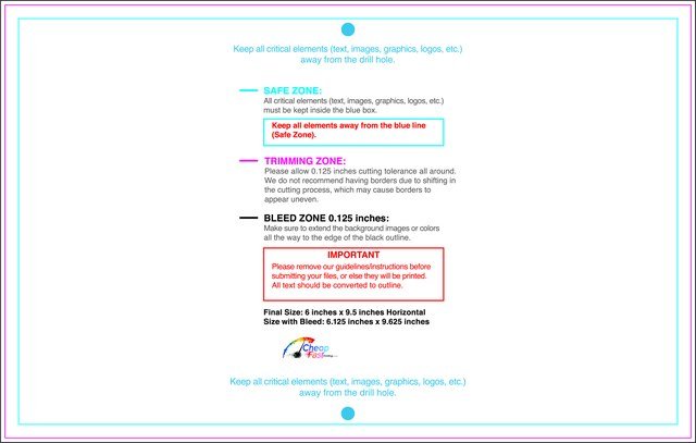 Calendar 6inx9.5in Front guideline preview