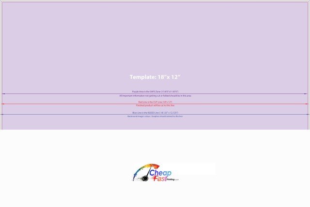 Canvas 12inx18in H guideline preview