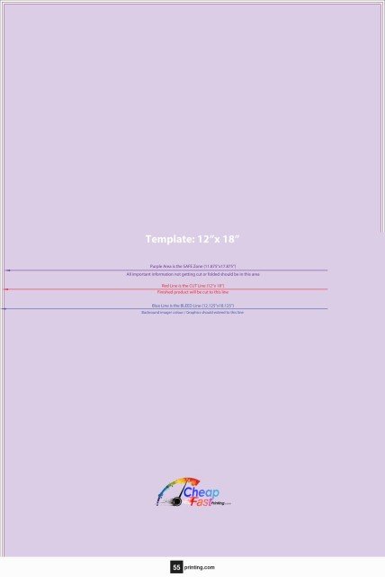 Canvas 12inx18in V guideline preview