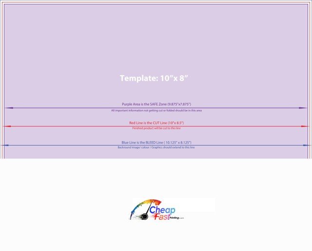 Canvas 8inx10in H guideline preview
