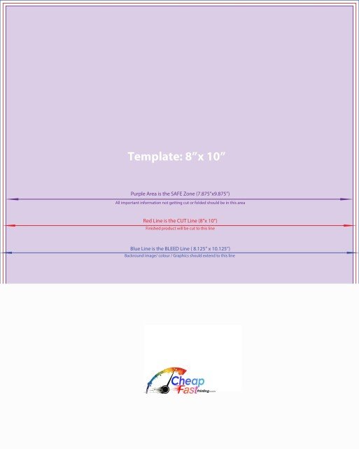 Canvas 8inx10in V guideline preview