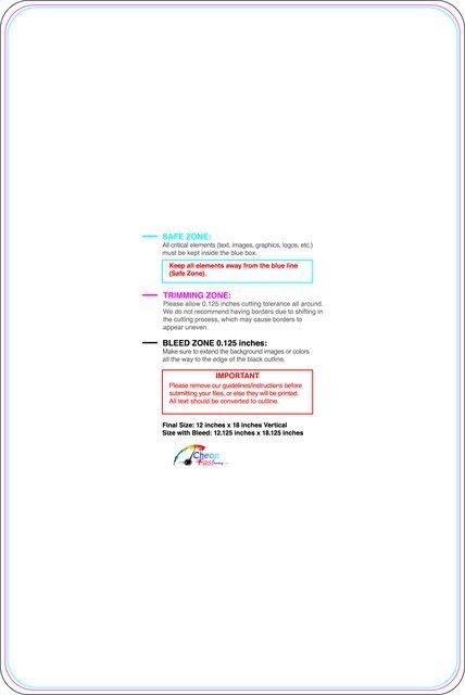 Carmagnets 12inx18in V Round Front guideline preview
