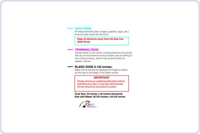 Carmagnets 20inx30in H Round Front guideline preview